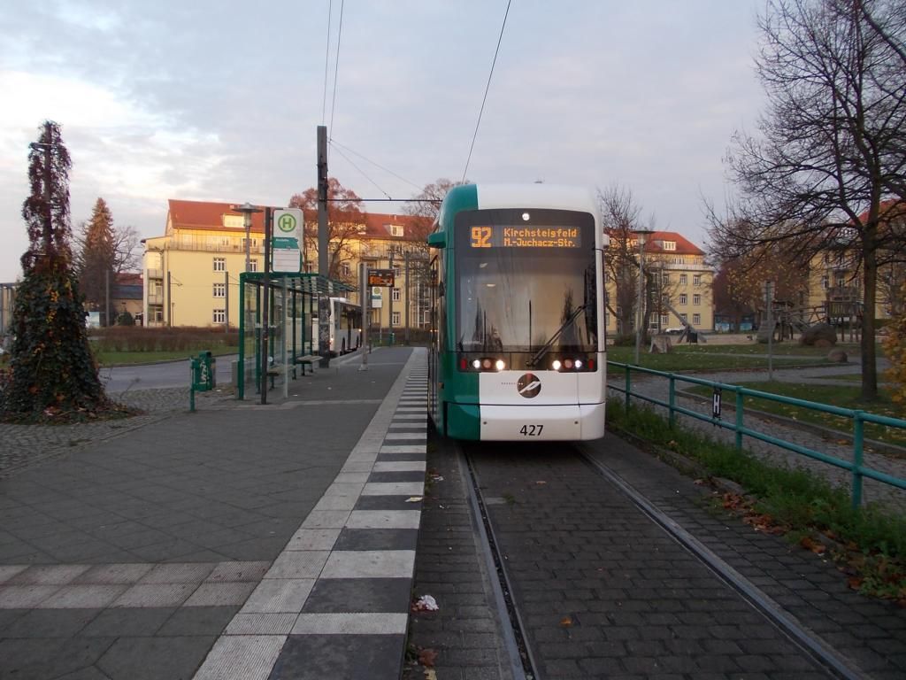 Kirschalle - nstupn tram