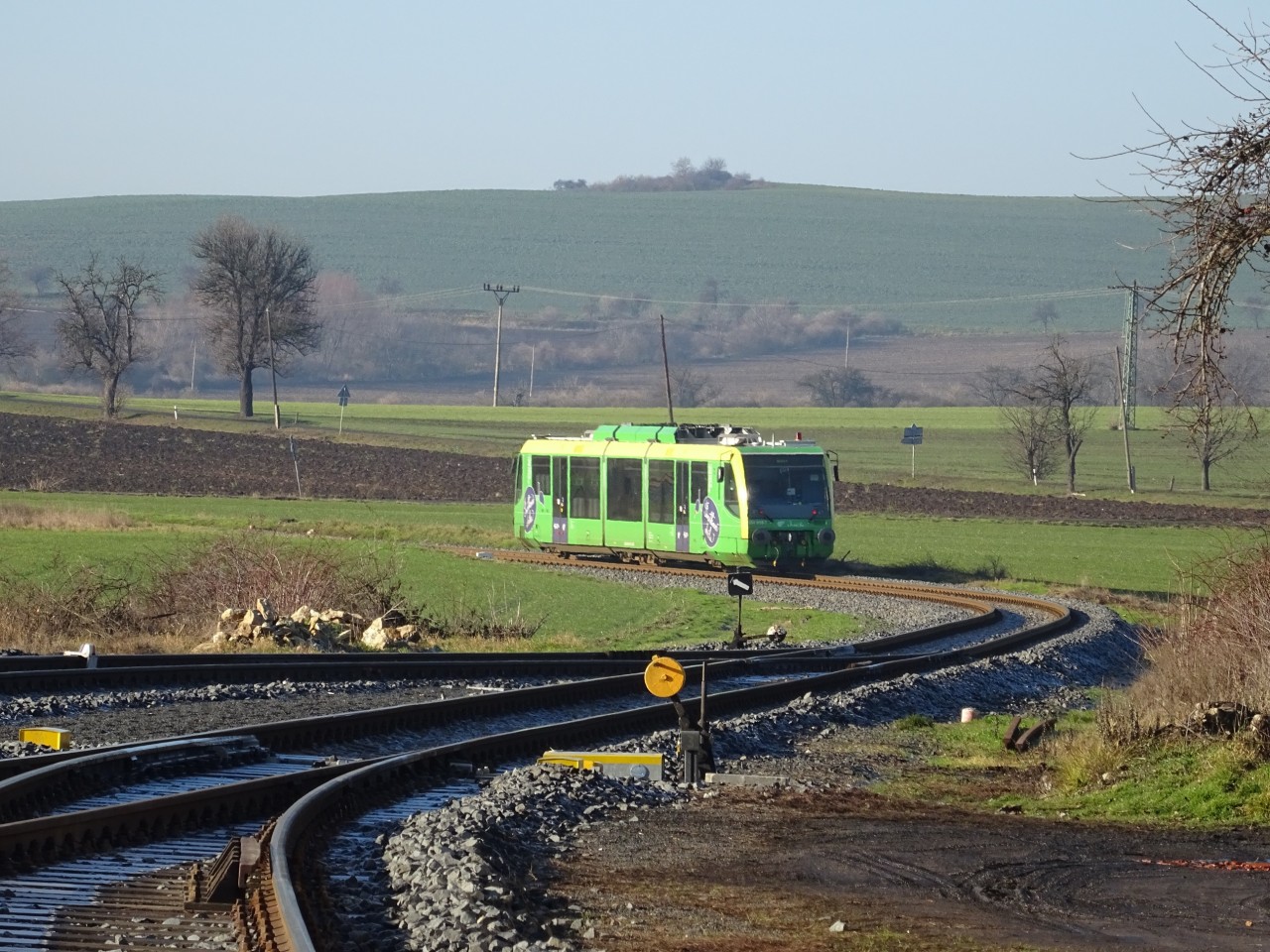 Vlak do Mostu prv opustil Libeves. 1.1.2020
