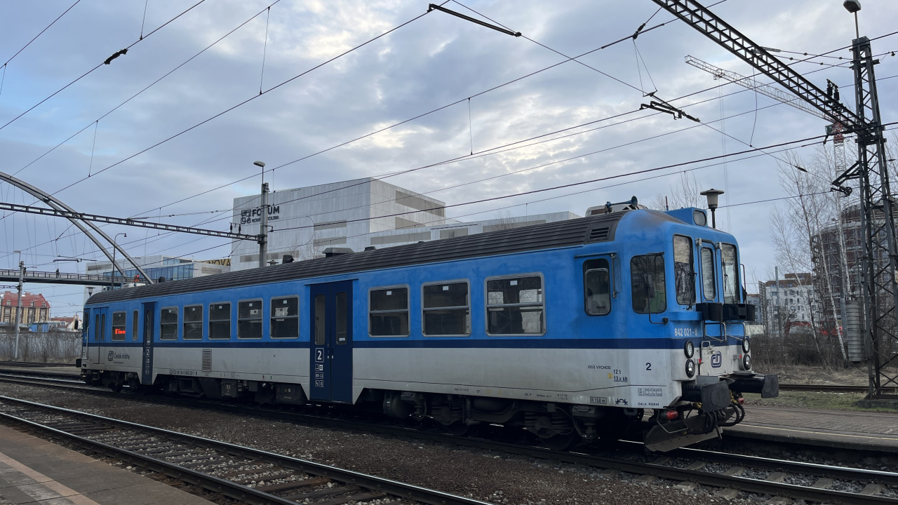 30. 1. 2023, Sp 1639 tramberk - Ostrava, stanice Ov-sted. 