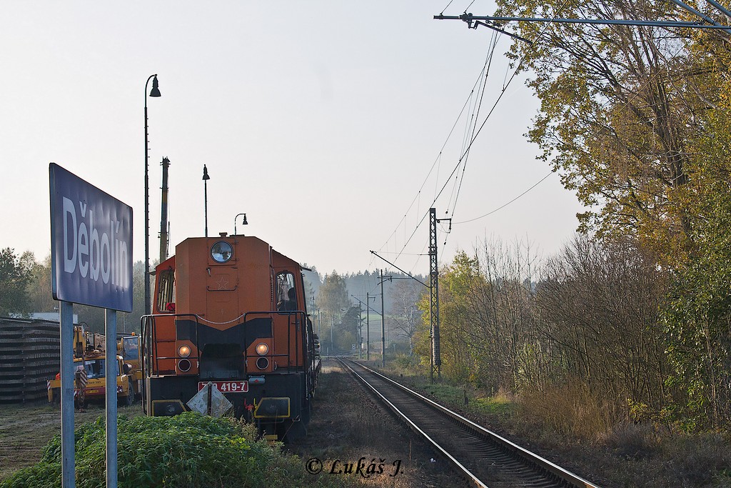Vykl�dka kolejov�ch pol� v D�bol�n�, 30.10.2014