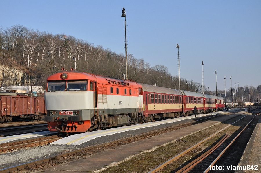 751.004 v z�v�su R1144, Mlad� Boleslav hl.n. 2.2.2012