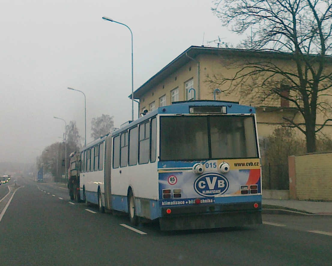 Trolejbus v Chomutov na netradinm mst - smr I/7