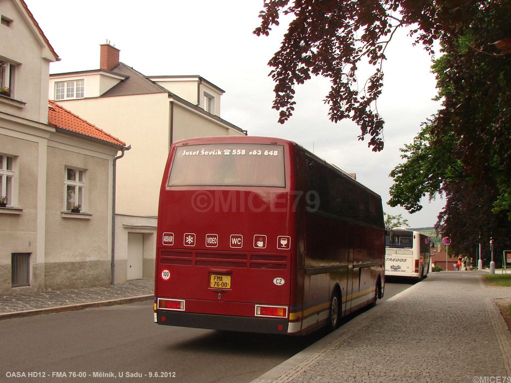 Josef �ev��k - Autodoprava, FMA 76-00, M�ln�k U Sadu, 9.6.2012