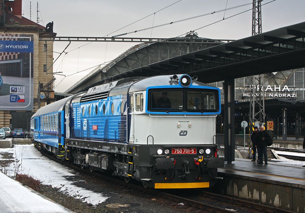 750 701-5, Praha hl.n., 7.1.2011