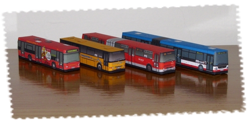 jednoduch krabikov modely autobus