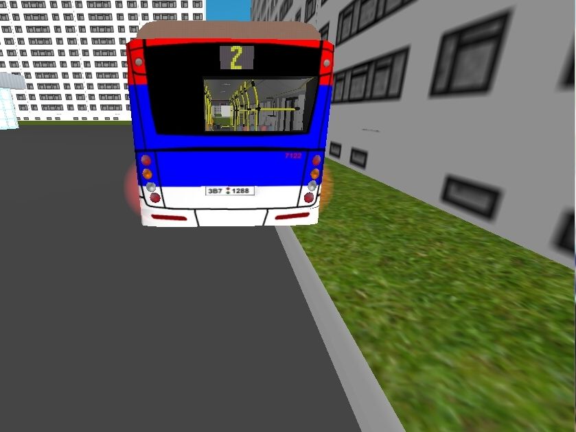 Zadn� ��st autobusu.