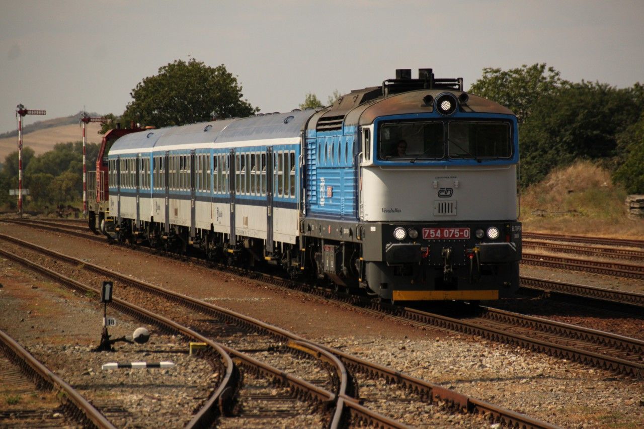 754 075 +pk 714 004 na Sp 1725 Brno- Vesel� 16.8.18 Slavkov