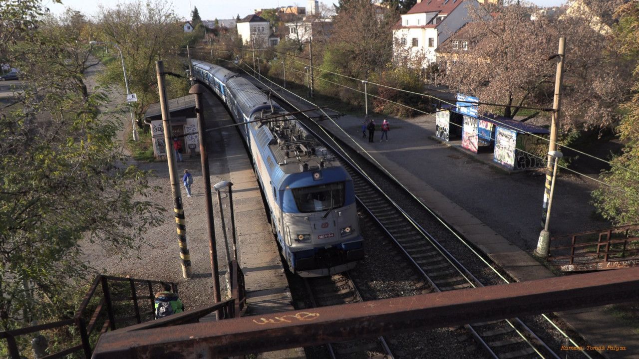  Zastavka Praha-Strasnice v poslednim obdobi provozu