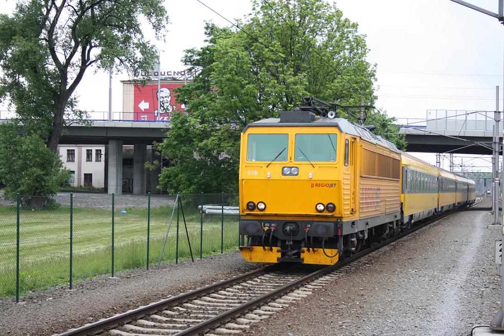 IC 1003 RegioJet: 162.115, Ostrava-Stodoln