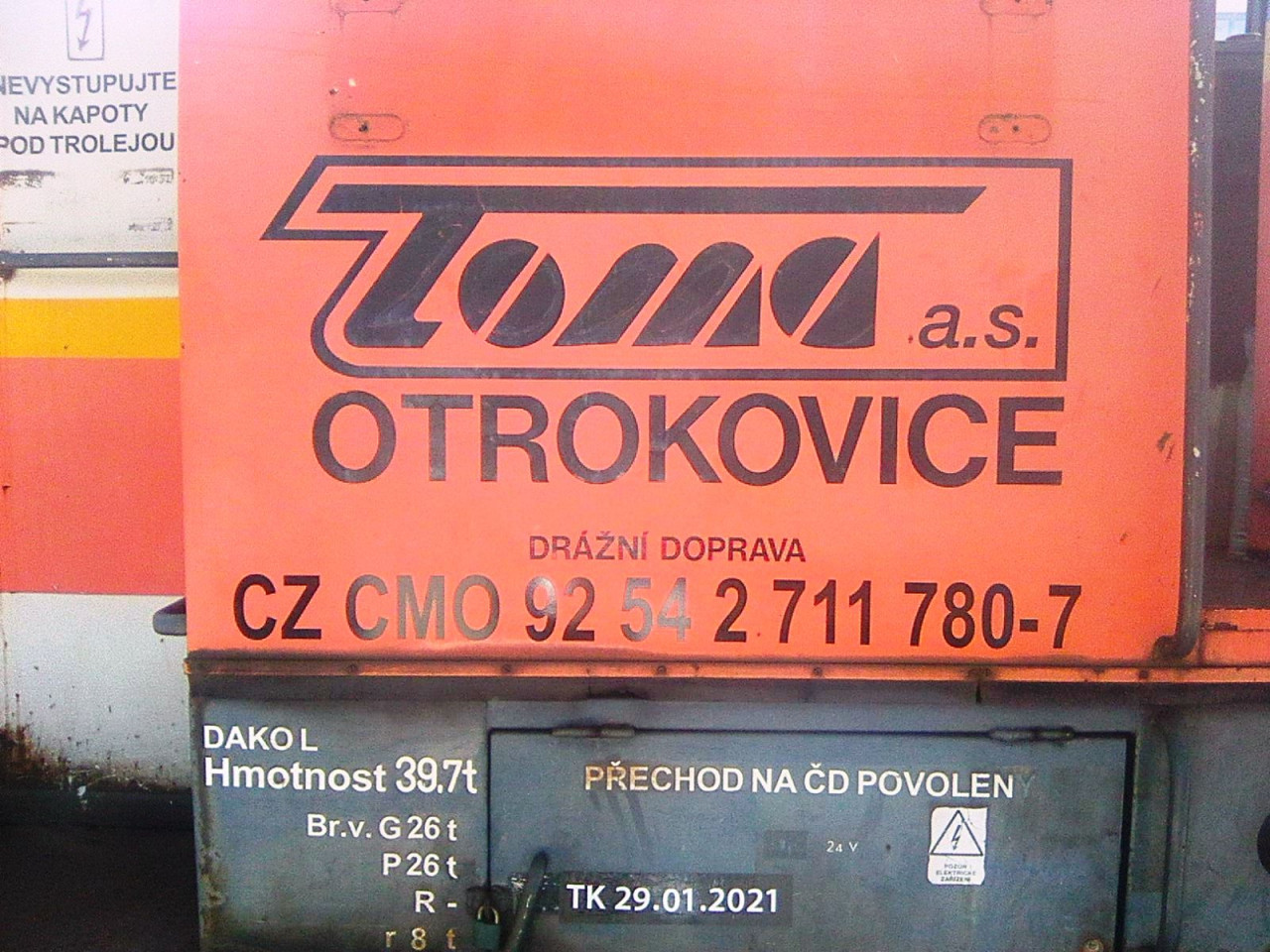 711 780 (Cargo Motion) - oznaen loko (pozeno u jmy ofie Orlov), 4. 7. 2021