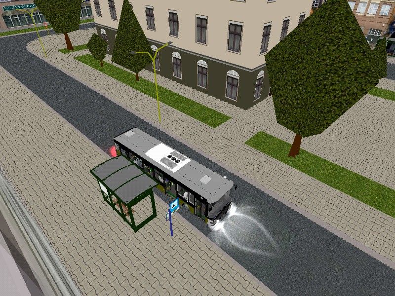 Poh�ad na nov� SOR NB12 z vrchu.