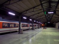 Stanice Cuenca na konvenční trati.
