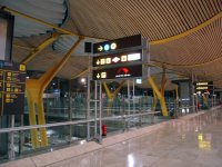 Prostory letištního terminálu Barajas T-4.