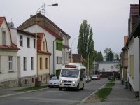 Ulice Krále Jiřího ve čtvrti Maredův vrch.