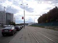 Dále za smyčkou Tallinskaja vede trať ještě několik set metrů do vozovny.