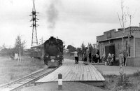 Lokomotiva 159-6421 ve stanii Pioněrskaja.