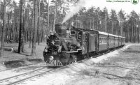 Stroj 159-232 v čele vlaku dne 14. 8. 1955.